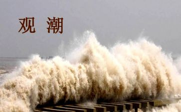 观潮教学设计教案优秀5篇