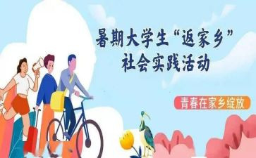 大学生暑假实践心得体会最新6篇