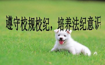 学校纪律讲话稿6篇