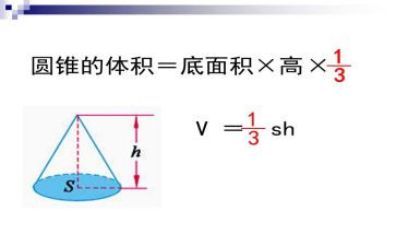 圆锥体积教案6篇